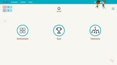 An application for 1<sup>st</sup> graders to learn French in a playful way.