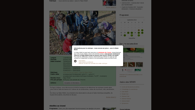 Modal dialogs with even more information