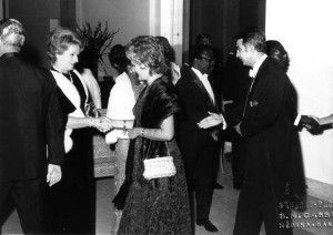 M. et Mme. Sopov avec M. et Mme Senghor