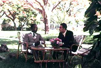 Senghor et Sopov à Dakar, 1974