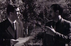 Ацо Шопов и Владо Малески, веројатно во 1958 год.