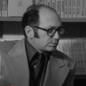 Слободан Мицковиќ, македонски литературен критичар, во 1976 год. 